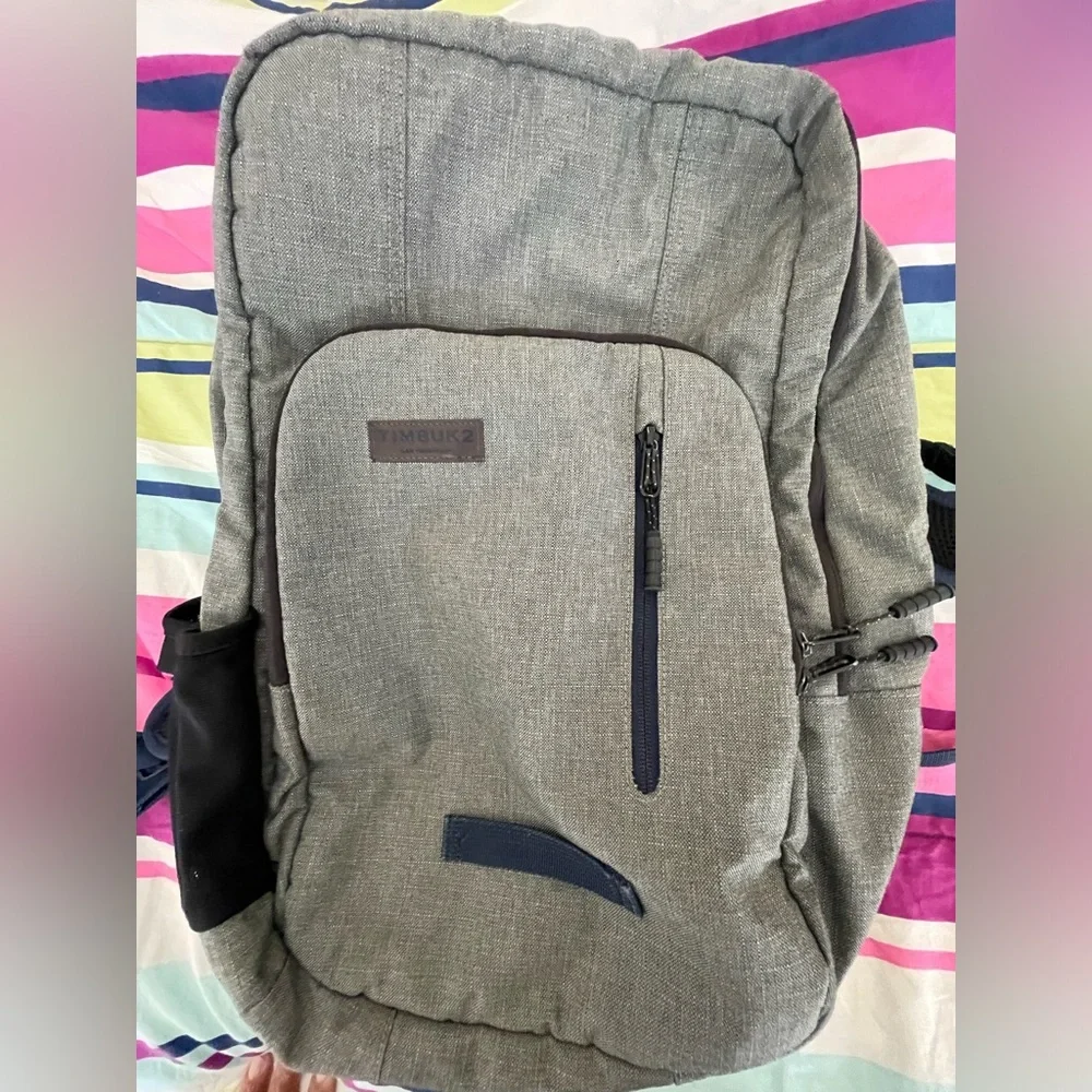 Timbuk2 Heather Gray Everyday Backpack with Navy Accents